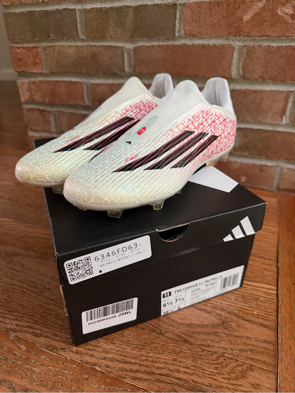 Sold Out Adidas F50 League Laceless FG/MG Lamine Yamal Heartbreaker Cleats- 6.5M